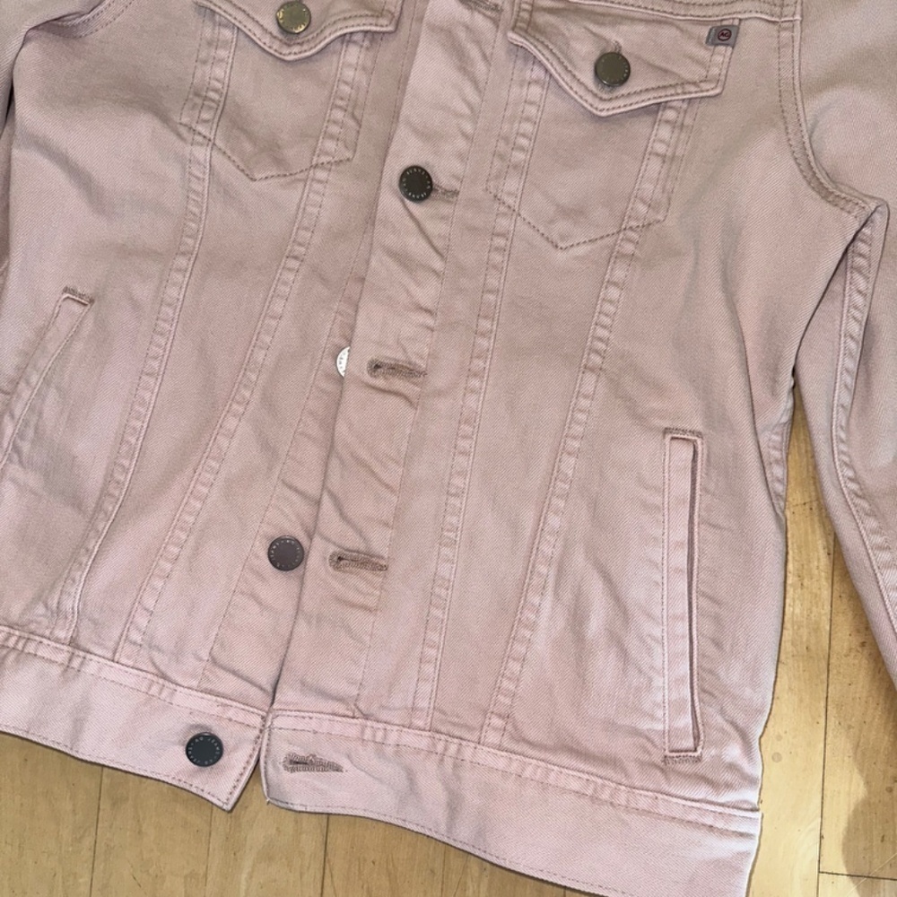 AG Adriano Goldschmied Nancy Rosy Rouge Jean Jacket, Large CB2082 - Picture 4 of 7